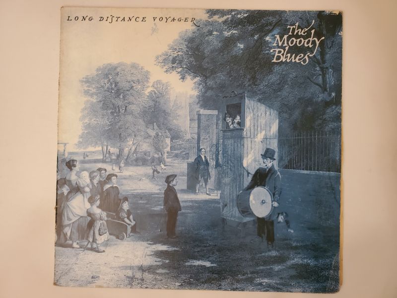 The Moody Blues Long Distance Voyager vinyl record